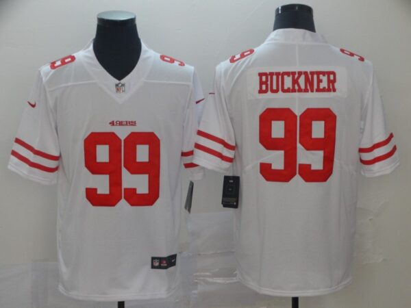 49ers 99 DeForest Buckner White Vapor Untouchable Limited Jersey