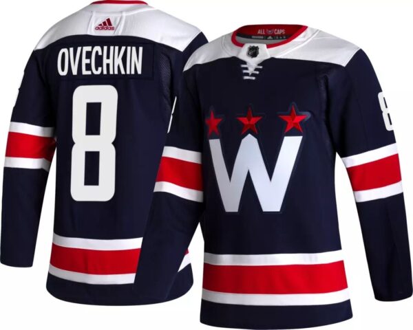 Adidas Men's Washington Capitals #8 Alexander Ovechkin ADIZERO Navy Jersey