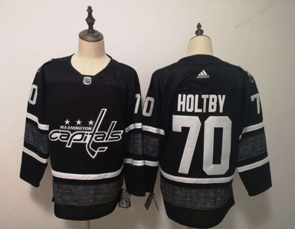 Capitals 70 Braden Holtby Black 2019 NHL All-Star Game Adidas Jersey