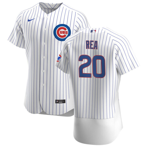 Chicago Cubs #20 Colin Rea Men's Nike White Home 2020 Authentic Player Jersey