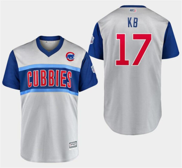 Cubs 17 Kris Bryant Kb Gray 2019 MLB Little League Classic Player Jersey