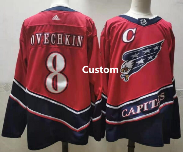 Custom Capitals Red 2020-21 Reverse Retro Adidas Jersey_1