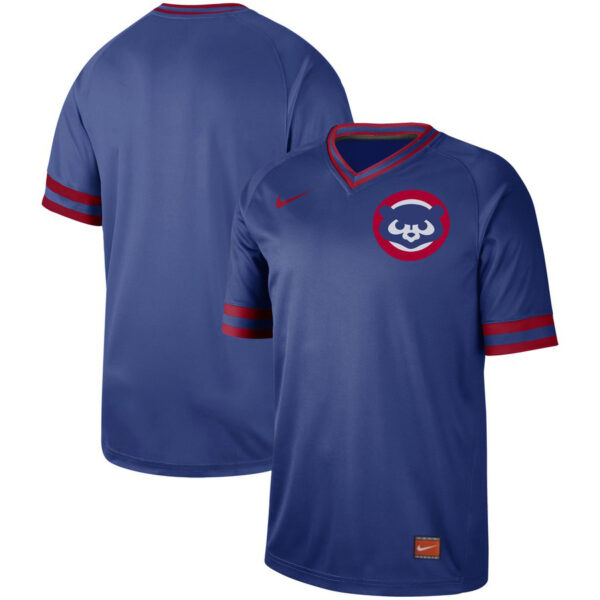 Customized Cubs Blue Throwback Jersey