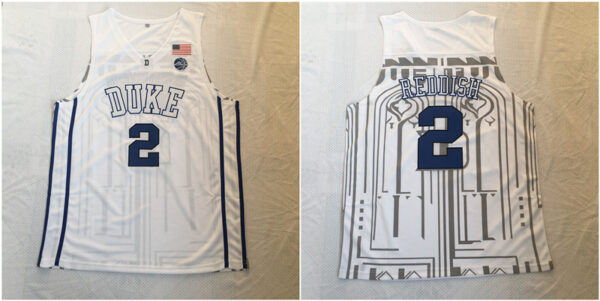 Duke Blue Devils 2 Cam Reddish White Nike College Basketball Jersey