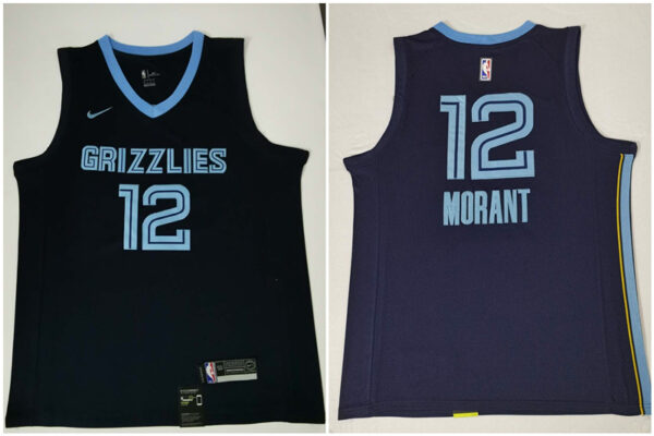 Grizzlies 12 Ja Morant Navy Nike Swingman Jersey