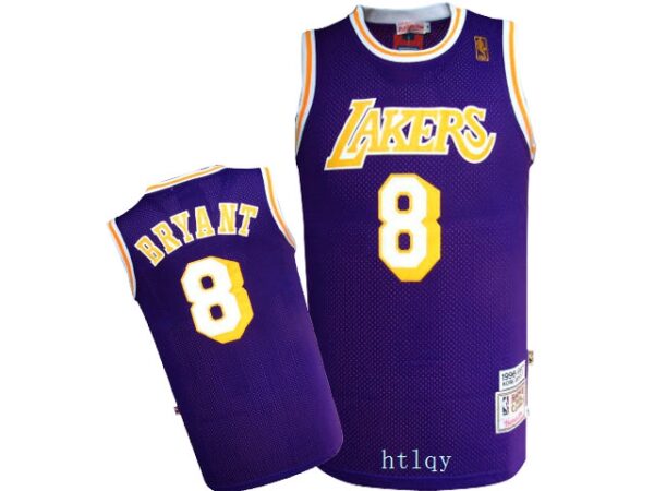 Lakers 8 Kobe Bryant Purple 1996-97 Hardwood Classics Jersey