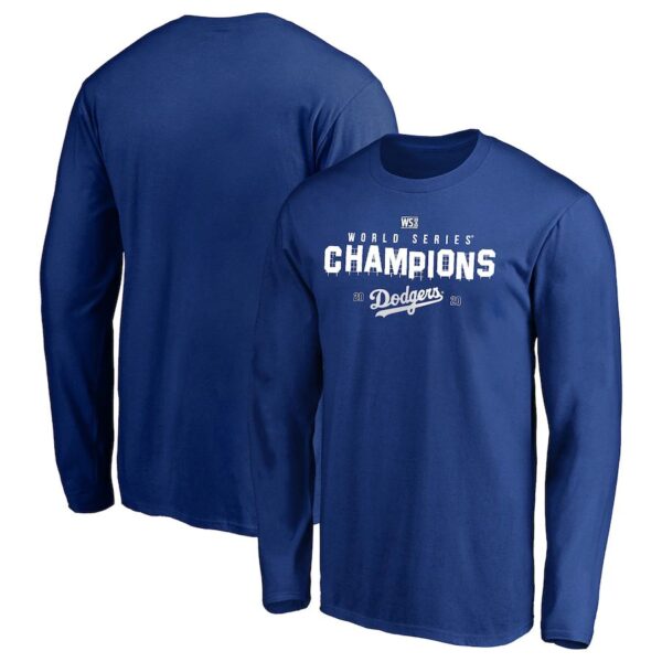 Los Angeles Dodgers 2020 World Series Champions Crush The Ball Hometown Long Sleeve T-Shirt Royal