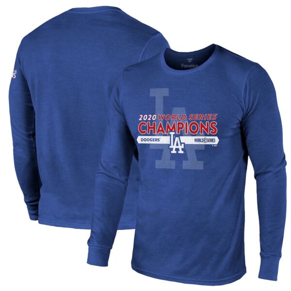 Los Angeles Dodgers 2020 World Series Champions Masterful Long Sleeve T-Shirt Royal