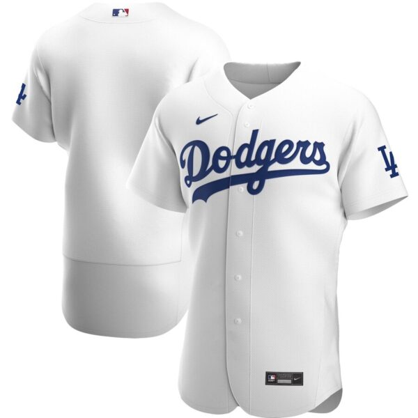 Los Angeles Dodgers Men's Nike White Home 2020 Authentic Official Team MLB Jersey