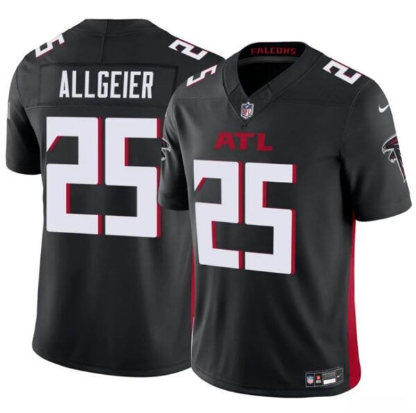 Men's Atlanta Falcons #25 Tyler Allgeier Black 2024 F.U.S.E Vapor Untouchable Limited Stitched Football Jersey