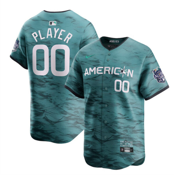 Men's Baltimore Orioles Active Player Custom Teal 2023 All-Star Cool Base Stitched Baseball Jersey