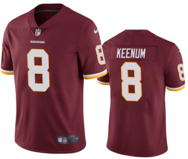 Men's Case Keenum #8 Redskins Red Color Rush Limited Jersey