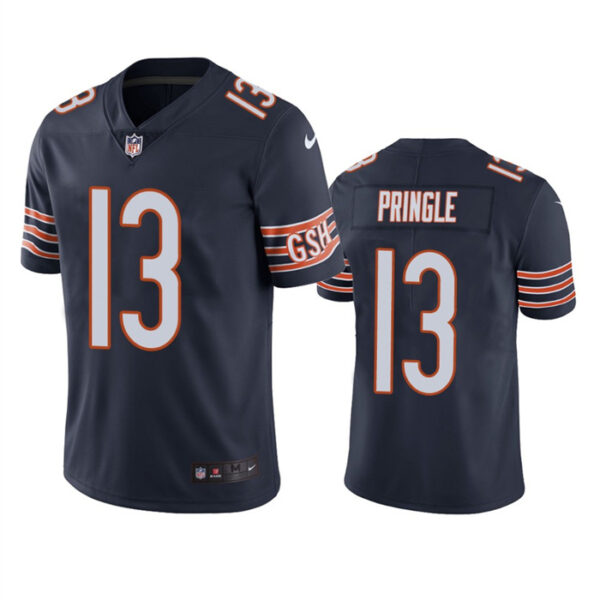 Men's Chicago Bears #13 Byron Pringle Navy Vapor Untouchable Limited Stitched Football Jersey