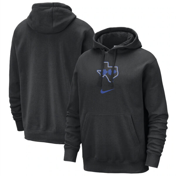 Men's Dallas Mavericks Black 2023 24 City Edition Essential Club Pullover Hoodie