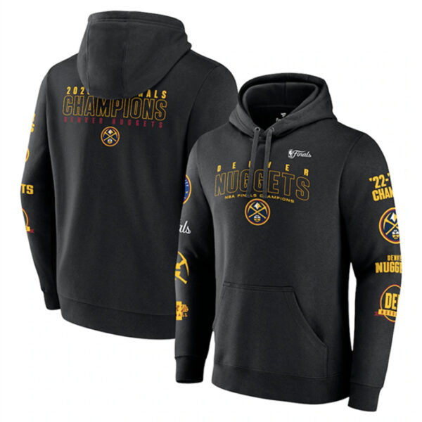 Men's Denver Nuggets Black 2023 Xtra Innings Pullover Hoodie