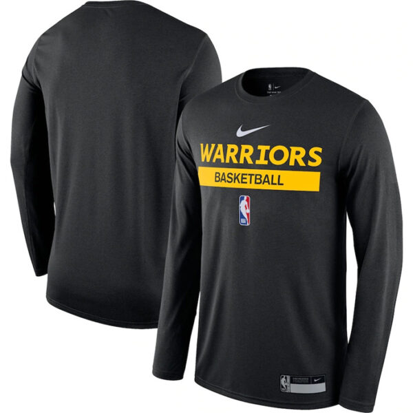 Men's Golden State Warriors Black 2022 23 Legend On-Court Practice Performance Long Sleeve T-Shirt