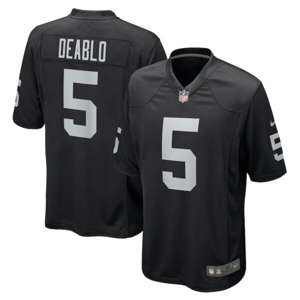 Men's Las Vegas Raiders #5 Divine Deablo Vapor Limited Black Jersey