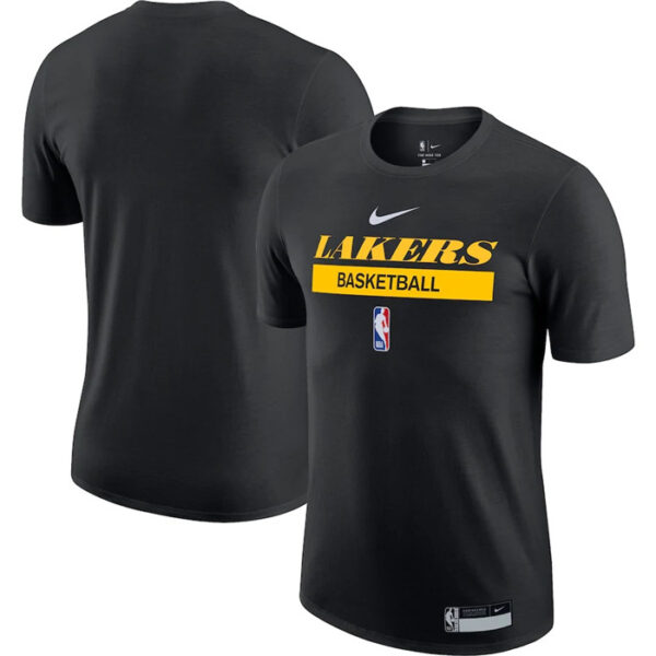 Men's Los Angeles Lakers Black 2022 23 Legend On-Court Practice Performance T-Shirt