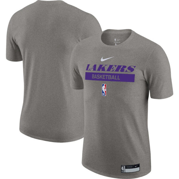 Men's Los Angeles Lakers Grey 2022 23 Legend On-Court Practice Performance T-Shirt