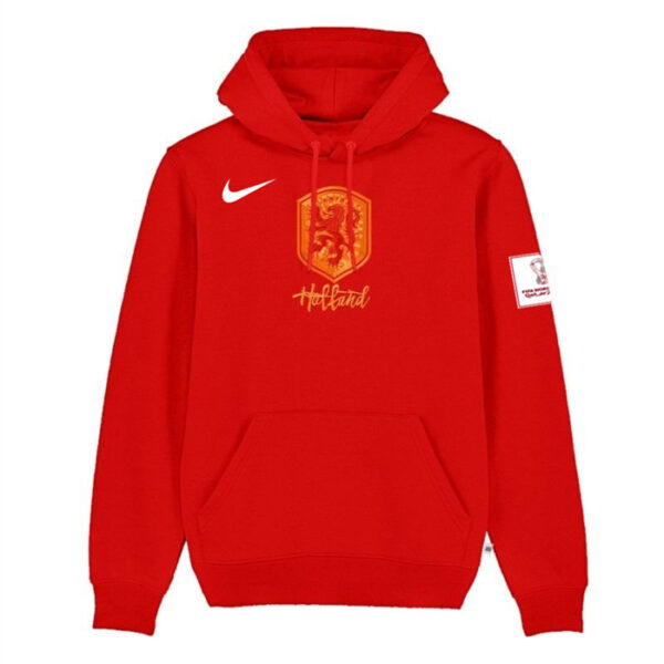 Men's Netherlands FIFA World Cup Soccer Hoodie Red