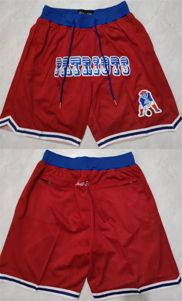 Men's New England Patriots Red Shorts