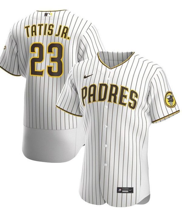 Men's Padres 23 Fernando Tatis Jr. White Nike Flexbase Jersey