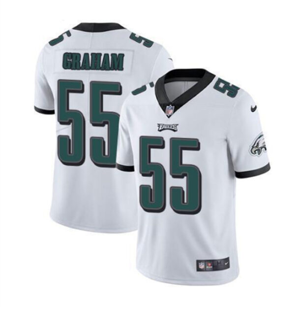 Men's Philadelphia Eagles #55 Brandon Graham White Vapor Untouchable Limited Stitched