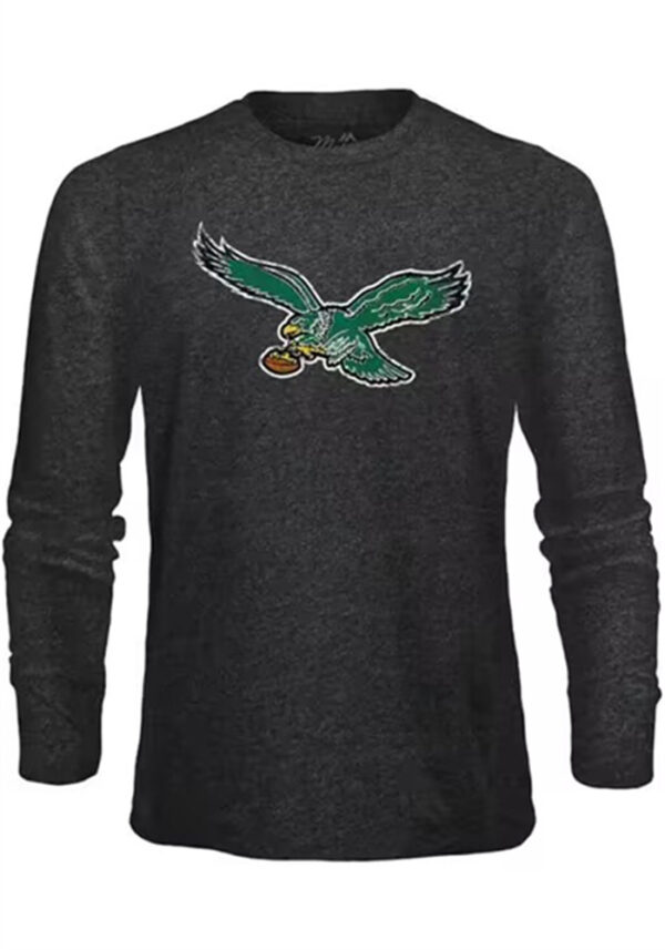 Men's Philadelphia Eagles Black Long Sleeve T