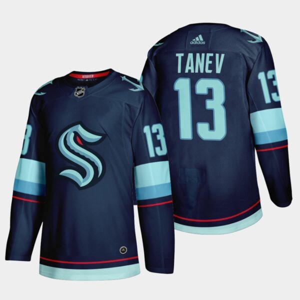 Men's Seattle #13 Tanev Eberle 2022 Away Navy Jersey