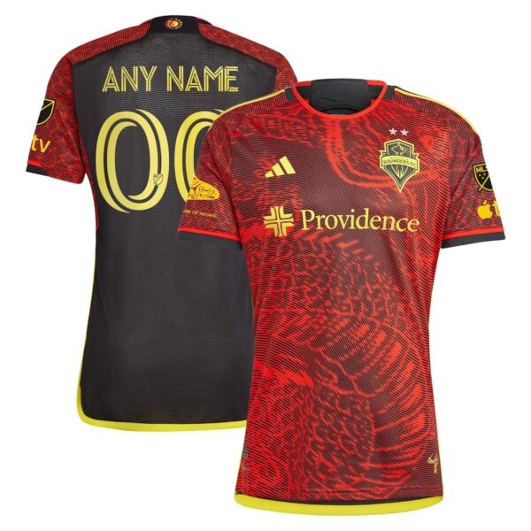 Men's Seattle Sounders FC adidas Red 2023 The Bruce Lee Kit Authentic Custom Jersey