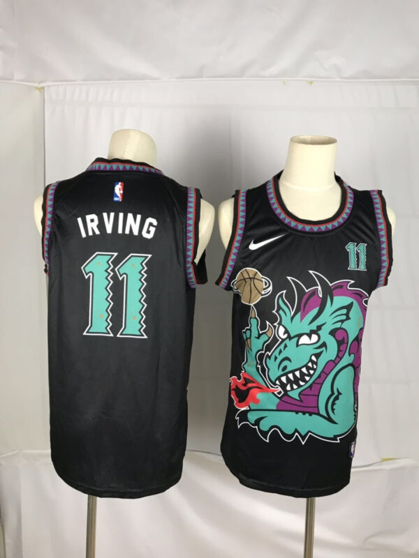 Nets 11 Kyrie Irving Black Nike Swingman Jersey