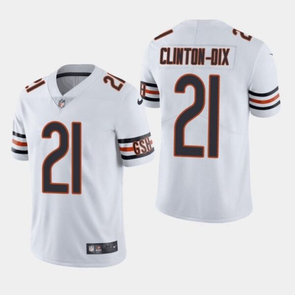 Nike Bears 21 HaHa Clinton Dix White Vapor Untouchable Limited Jersey