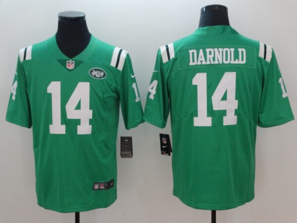 Nike Jets 14 Sam Darnold Green Vapor Untouchable Limited Jersey