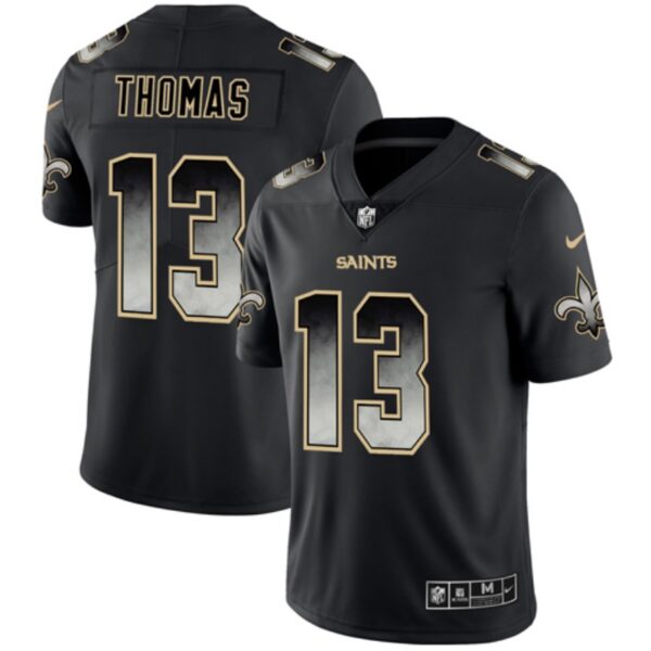 Nike Saints 13 Michael Thomas Black Arch Smoke Vapor Untouchable Limited Jersey