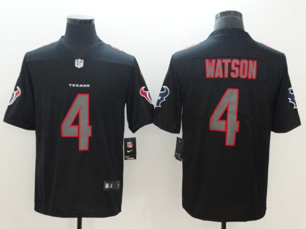 Nike Texans 4 Deshaun Watson Black Impact Limited Jersey