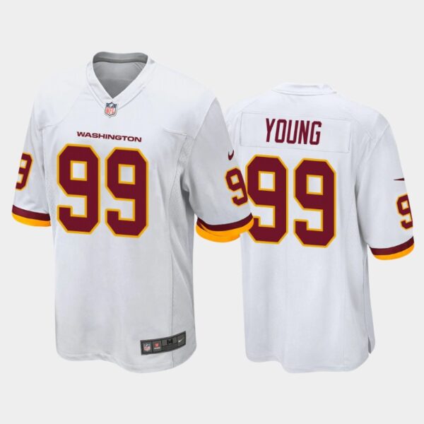 Nike Washington Football Team 99 Chase Young White Vapor Untouchable Limited Jersey