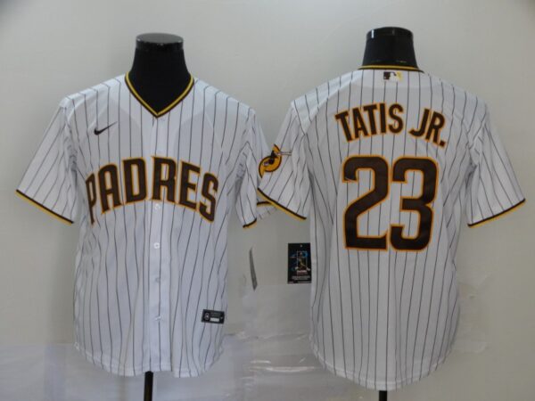 Padres 23 Fernando Tatis Jr. White Nike 2020 Cool Base Jersey