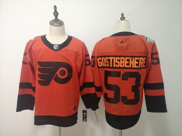 Philadelphia Flyers #53 Shayne Gostisbehere Orange 2019 NHL Stadium Series Jersey