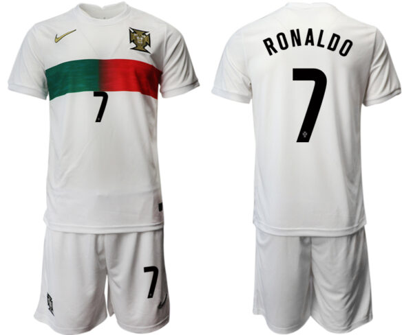 Portugal 7 RONALDO Away 2022 FIFA World Cup Qatar Soccer Jersey