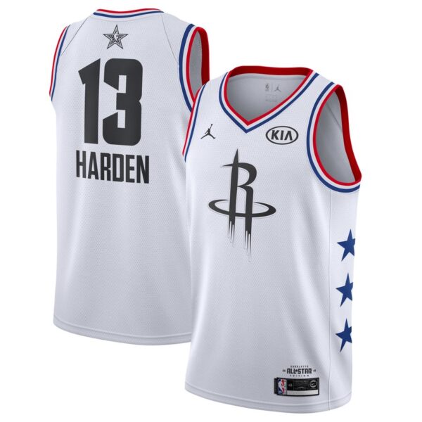 Rockets 13 James Harden White 2019 NBA All-Star Game Jordan Brand Swingman Jersey