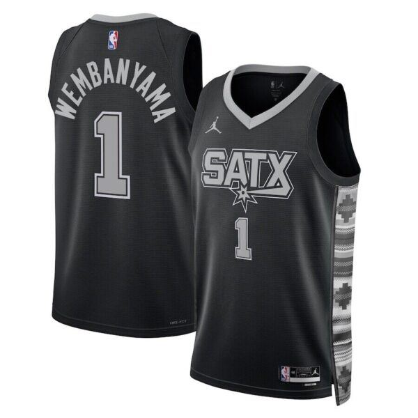 Men's San Antonio Spurs Victor Wembanyama Jordan 2023 Draft Statement Swingman Jersey