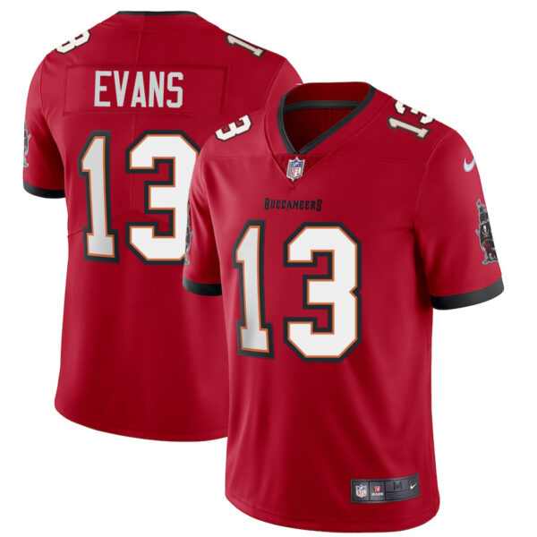 Tampa Bay Buccaneers #13 Mike Evans Men's Nike Red Vapor Limited Jersey