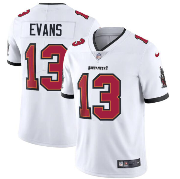 Tampa Bay Buccaneers #13 Mike Evans Men's Nike White Vapor Limited Jersey