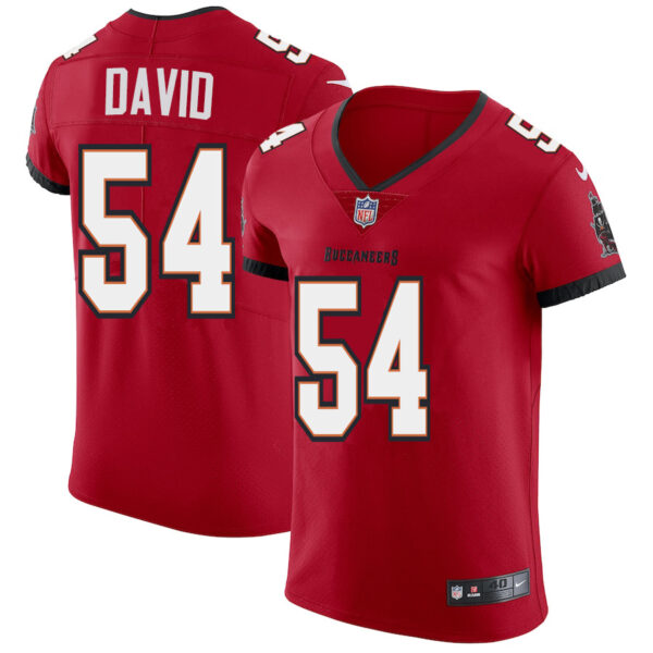 Tampa Bay Buccaneers #54 Lavonte David Men's Nike Red Vapor Elite Jersey