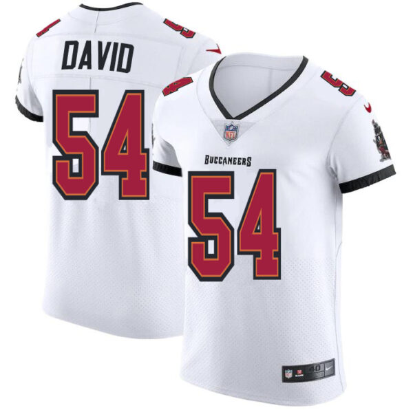 Tampa Bay Buccaneers #54 Lavonte David Men's Nike White Vapor Elite Jersey