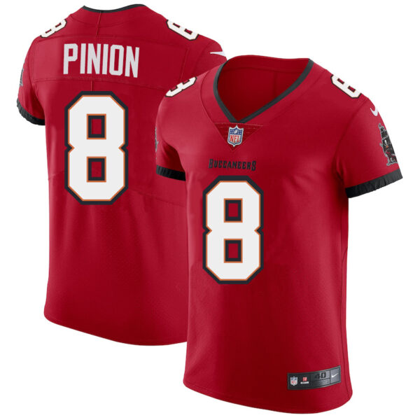 Tampa Bay Buccaneers #8 Bradley Pinion Men's Nike Red Vapor Elite Jersey