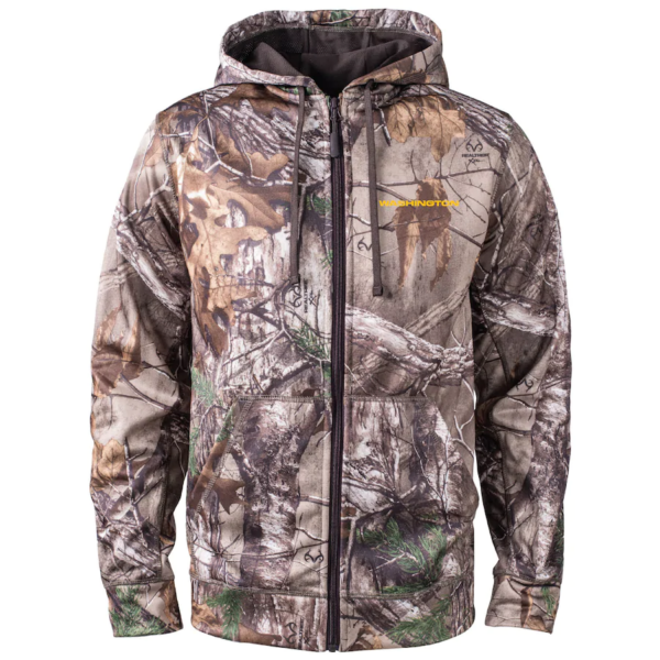 Washington Redskins 2020 NFL Men's Realtree Camo Full-Zip Hoodie