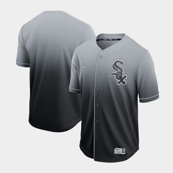 White Sox Blank Gray Drift Fashion Jersey