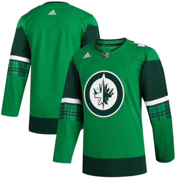 Men's Winnipeg Jets adidas 2023 St. Patrick's Day Primegreen Authentic Jersey - Kelly Green