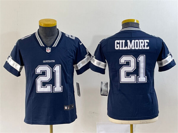 Women's Dallas Cowboys #21 Stephon Gilmore Navy Vapor Untouchable Stitched Football Jersey(Run Smalluff09